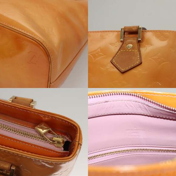 LOUIS VUITTON Monogram Vernis Houston Bag Marshmallow Pink M91302 - Picture 11 of 13